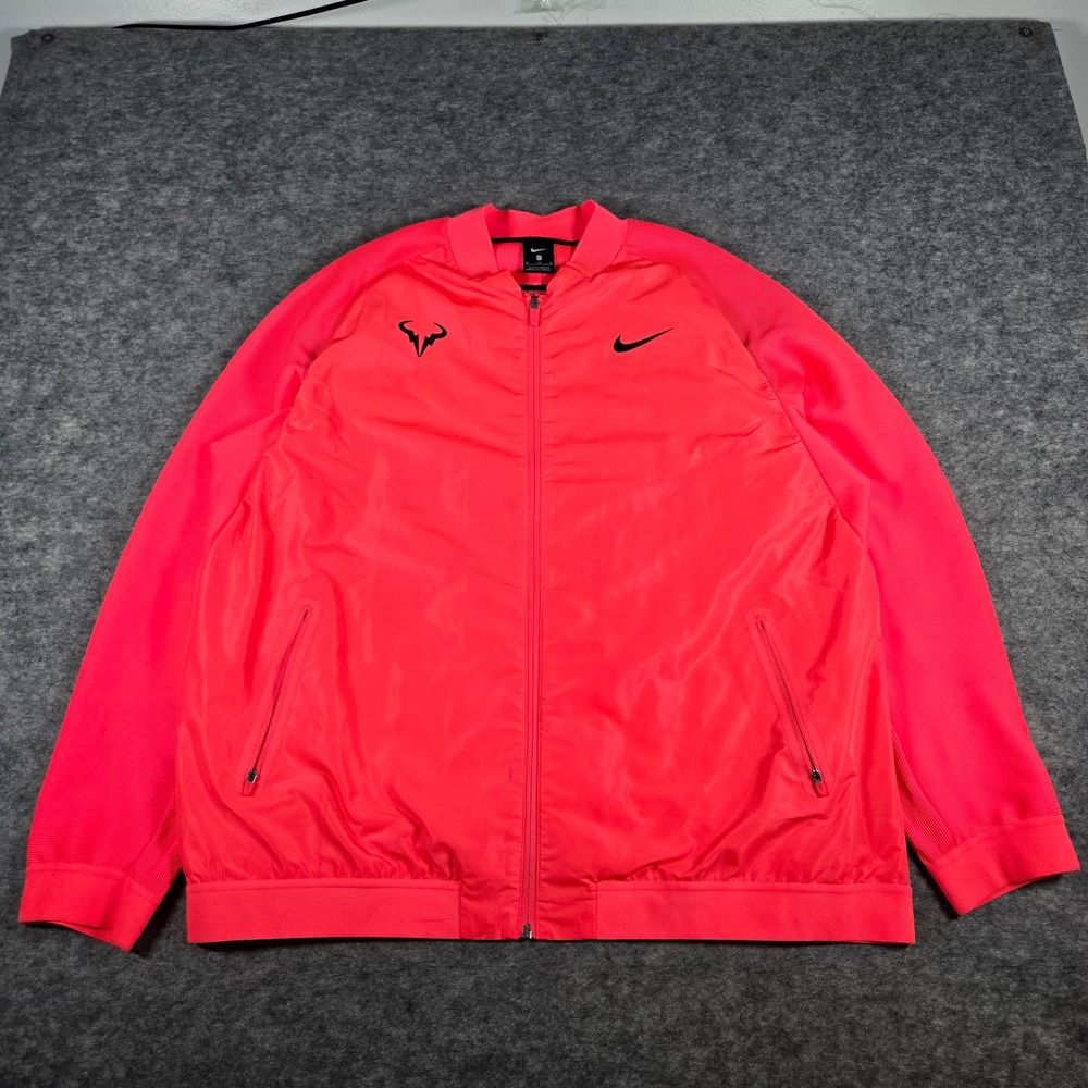 Nike Mens Pink Rafael Nadal Premier Tennis Sport Jacket XL